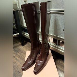 Balenciaga Brown - Burgundy Heeled Boots